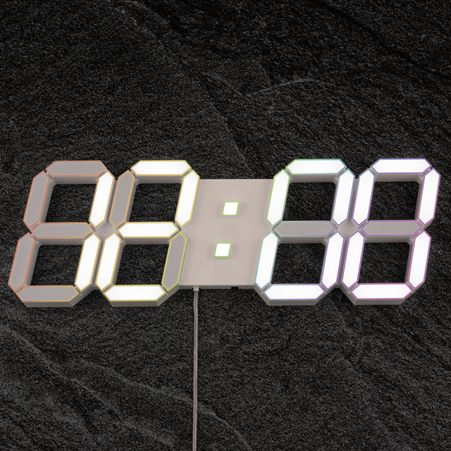 국산 루나리스 LED 벽시계 38cm 듀얼컬러 / 프라임