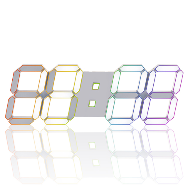 국산 루나리스 LED 벽시계 38cm 듀얼컬러 / 프라임