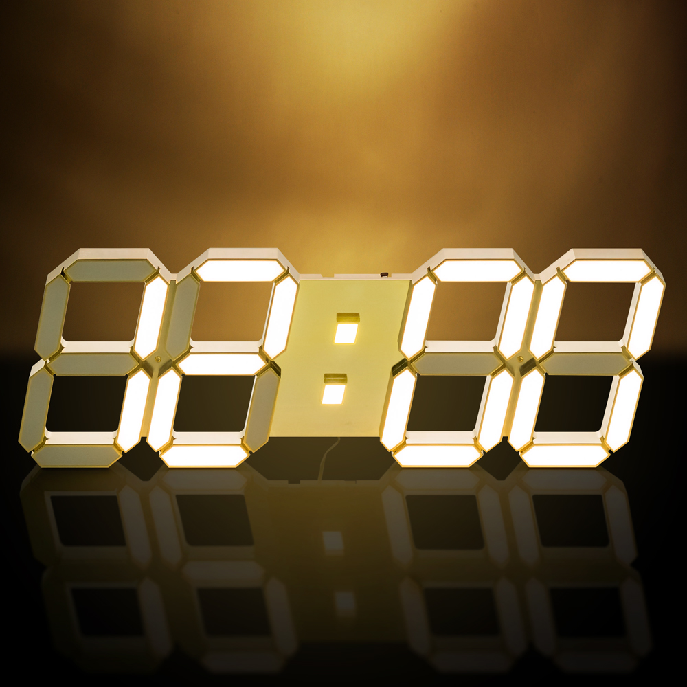 국산 루나리스 LED 벽시계 38cm 듀얼컬러 / 24K 샴페인골드