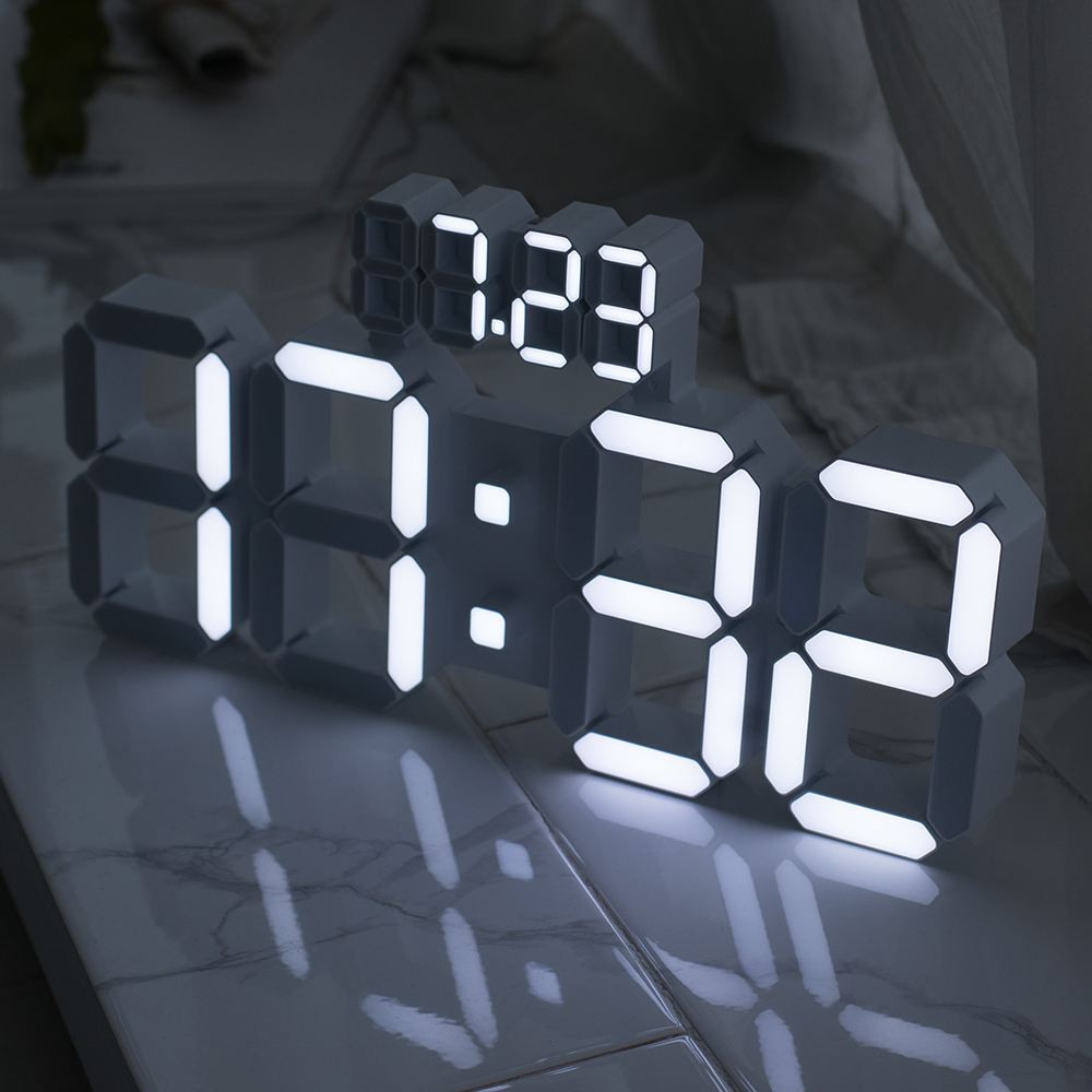 성흠 데이즈 3D LED 인테리어 벽시계 38cm