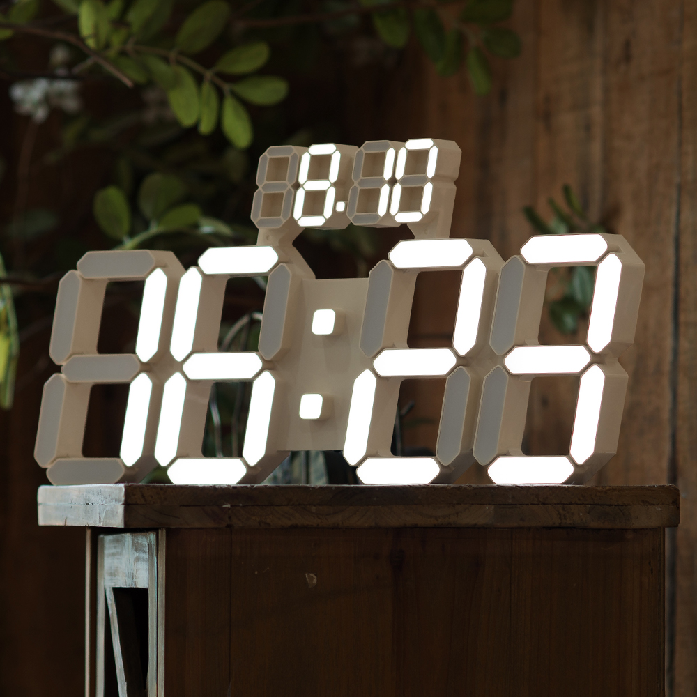 성흠 데이즈 3D LED 인테리어 벽시계 38cm