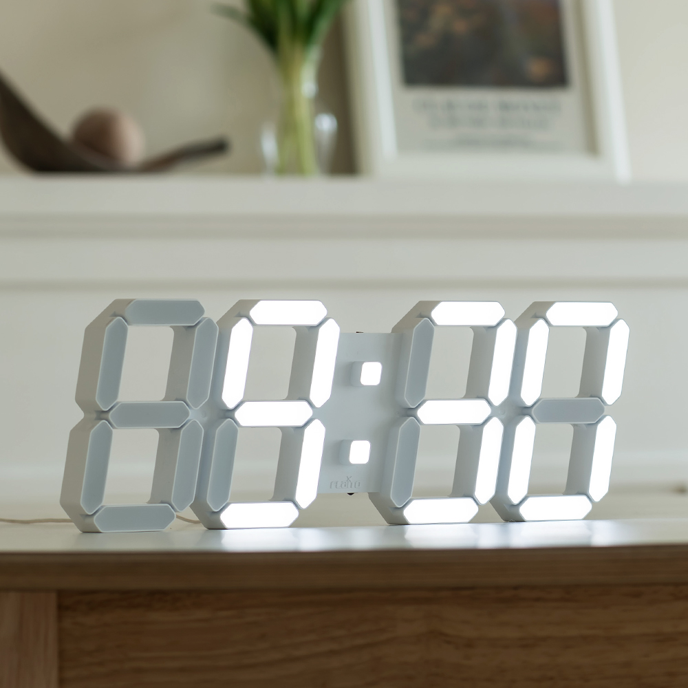 국산 성흠 3D LED 인테리어 벽시계 LG전구 에이스 38cm