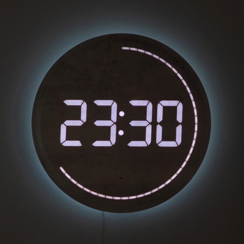 성흠 3세대 백라이트 써클 LED 벽시계