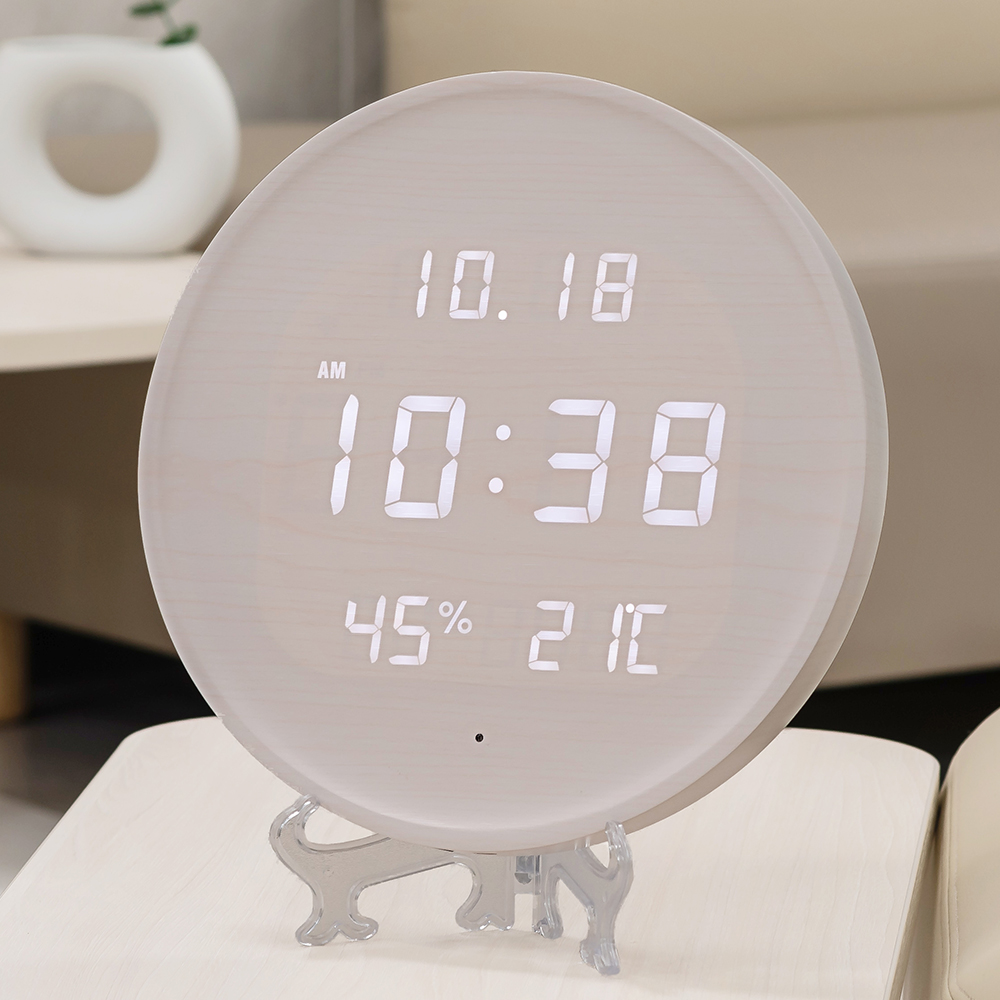 성흠 무선 루나 온습도 와이파이 LED 벽시계