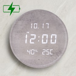 성흠 무선 루나 온습도 와이파이 LED 벽시계